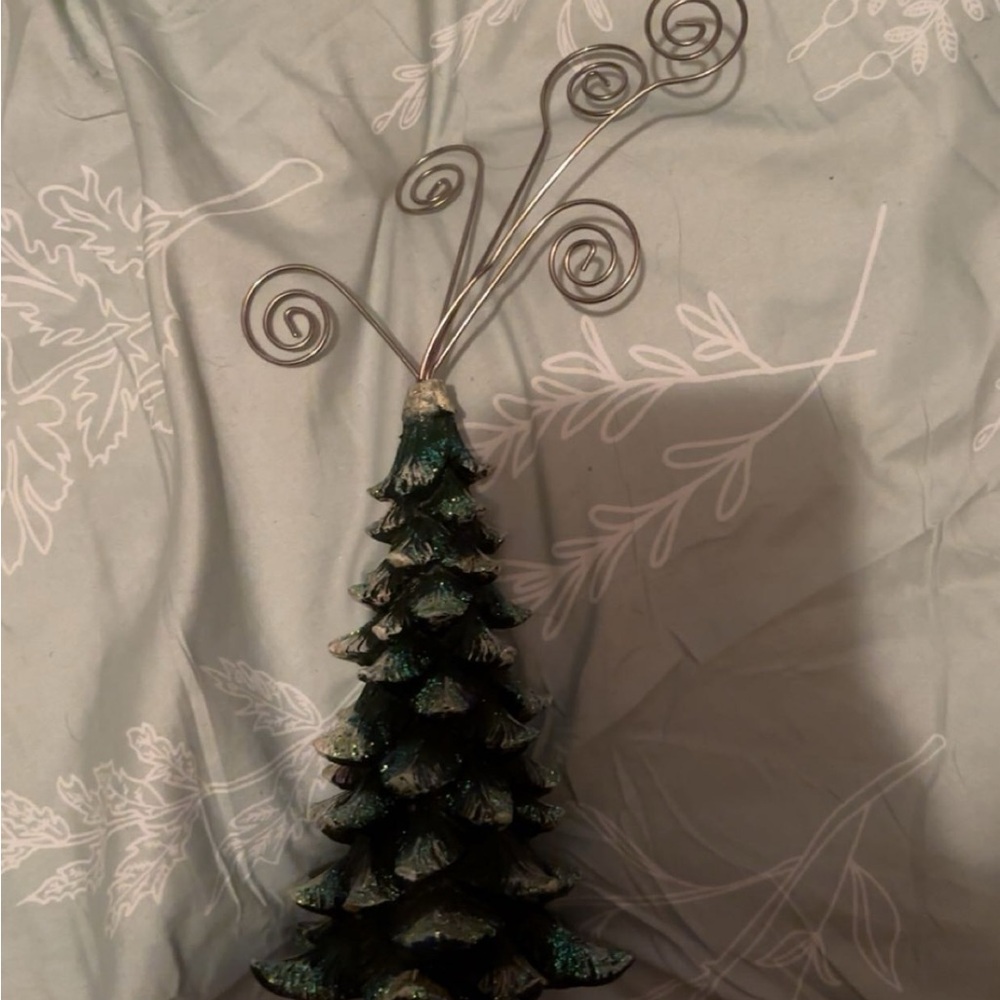 Christmas tree photo holder